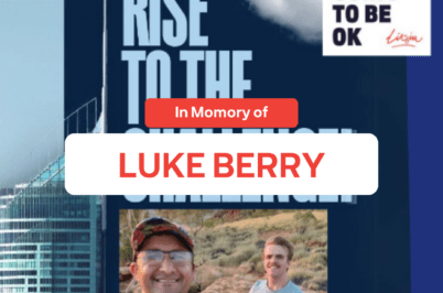 In Memory of Luke Berry: Supporting Mental Health
